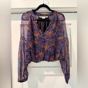 Veronica Beard Paisley Blouse